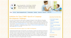 Desktop Screenshot of gtaspeechlanguagepathologist.ca